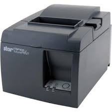 STAR TSP143LAN Black Thermal Network Printer from STAR - iOS Compatible