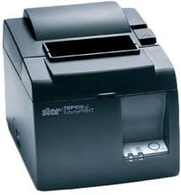 STAR TSP143LAN Black Thermal Network Printer from STAR - iOS Compatible