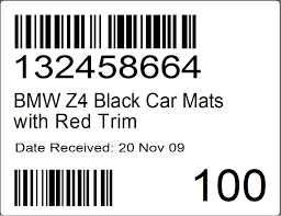 BOX 50 PCS Thermal Bar-code Labels كرتون 50 رول استيكر باركود حراري