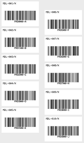 BOX 50 PCS Thermal Bar-code Labels كرتون 50 رول استيكر باركود حراري