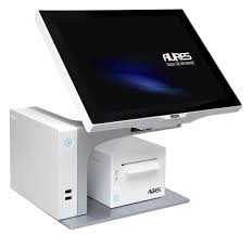 Aures ODP 333 Receipt Printer - Black Ethernet Network + USB + serial parallel