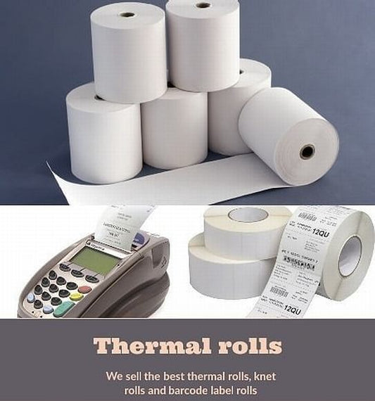 57x40  Thermal Paper Roll Sizes | 57x40 Cash Rolls For Star Mpop -  Knet Roll - Deliveroo Device