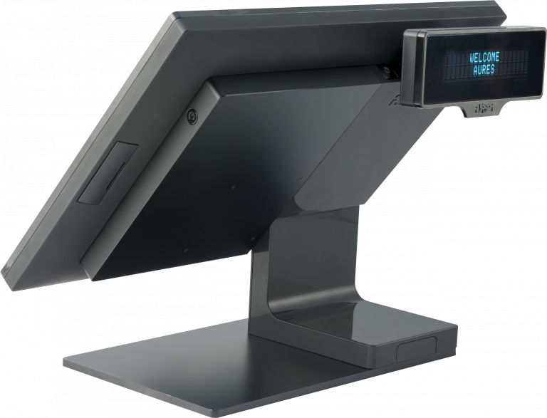 Aures Yuno Intel Bay Trail Celeron Touch POS 15” Inch ( Black )