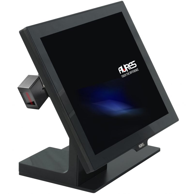 Aures Yuno Intel Bay Trail Celeron Touch POS 15” Inch ( Black )