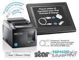 STAR TSP143IIIU Grey Thermal USB Printer from STAR - iOS Compatible طابعة فواتير حرارية